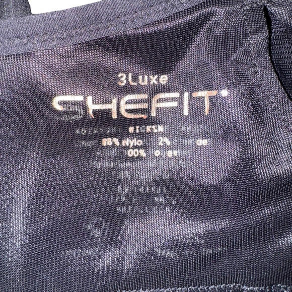 SHEFIT High Impact Sports Bra Black Sz 3luxe - Picture 6 of 6